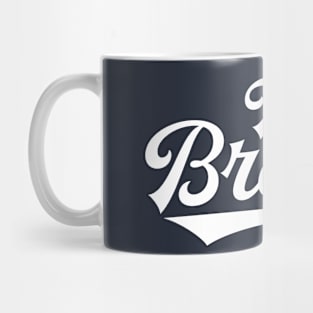 New York 'The Bronx' Pinstripe Baseball Script Fan T-Shirt Mug